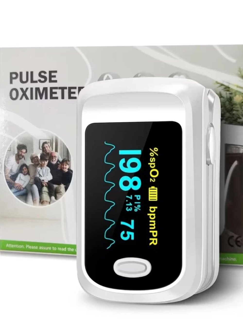 Pulse Oximeter Fingertip Device, Oxygen Monitor Fingertip, Portable Blood Oxygen